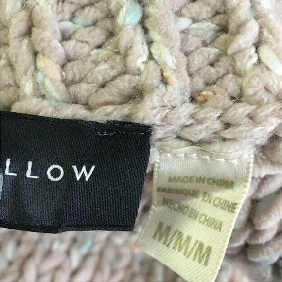 Slate and willow rent the runway nude and multi color turtle neck sweater - Picture 5 of 10